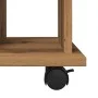 Armario con ruedas madera ingeniería roble artisan 60x45x60 cm by , Lockers and storage cabinets - Ref: Foro24-856663, Price:...