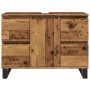 Mueble de lavabo madera de ingeniería envejecida 80x33x60 cm von , Badezimmerwaschtische - Ref: Foro24-857238, Preis: 117,29 ...