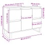 Mueble de lavabo madera de ingeniería envejecida 80x33x60 cm von , Badezimmerwaschtische - Ref: Foro24-857238, Preis: 117,29 ...