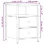 Mesitas de noche 2 uds madera envejecida 34x35,5x50 cm von , Nachttische - Ref: Foro24-857259, Preis: 92,21 €, Rabatt: %