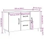 Aparador de madera de ingeniería roble artisan 100x36x60 cm von , Sideboards - Ref: Foro24-857317, Preis: 105,46 €, Rabatt: %