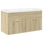 Mueble de baño con lavabo integrado roble Sonoma by , Bathroom furniture - Ref: Foro24-3324985, Price: 206,06 €, Discount: %