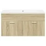 Mueble de baño con lavabo integrado roble Sonoma by , Bathroom furniture - Ref: Foro24-3324985, Price: 206,06 €, Discount: %