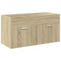 Mueble de baño con lavabo integrado roble Sonoma by , Bathroom furniture - Ref: Foro24-3324985, Price: 221,36 €, Discount: %