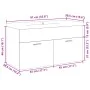 Mueble de baño con lavabo integrado roble Sonoma by , Bathroom furniture - Ref: Foro24-3324985, Price: 206,06 €, Discount: %