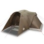 Tienda de campaña familiar iglú 6 personas impermeable marrón by , tents - Ref: Foro24-4009465, Price: 128,76 €, Discount: %
