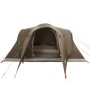 Tienda de campaña familiar iglú 6 personas impermeable marrón by , tents - Ref: Foro24-4009465, Price: 128,76 €, Discount: %