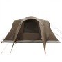 Tienda de campaña familiar iglú 6 personas impermeable marrón by , tents - Ref: Foro24-4009465, Price: 128,76 €, Discount: %