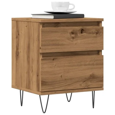 Mesita de noche madera de ingeniería roble artisian 40x35x50 cm by , Nightstands - Ref: Foro24-857418, Price: 48,70 €, Discou...