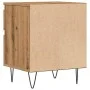 Mesita de noche madera de ingeniería roble artisian 40x35x50 cm by , Nightstands - Ref: Foro24-857418, Price: 48,70 €, Discou...