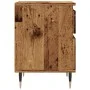 Mesitas de noche 2 uds madera ingeniería envejecida 40x35x50 cm by , Nightstands - Ref: Foro24-857397, Price: 83,49 €, Discou...