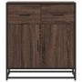 Aparador madera ingeniería roble marrón 68x35x76 cm by , Sideboards - Ref: Foro24-848983, Price: 83,54 €, Discount: %