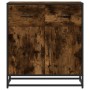 Aparador madera ingeniería roble ahumado 68x35x76 cm