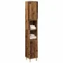 Armario de baño madera de ingeniería envejecida 30x30x190 cm de , Tocadores de baño - Ref: Foro24-857102, Precio: 92,30 €, De...