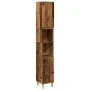 Armario de baño madera de ingeniería envejecida 30x30x190 cm de , Tocadores de baño - Ref: Foro24-857102, Precio: 92,30 €, De...