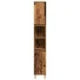 Armario de baño madera de ingeniería envejecida 30x30x190 cm de , Tocadores de baño - Ref: Foro24-857102, Precio: 92,30 €, De...