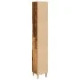 Armario de baño madera de ingeniería envejecida 30x30x190 cm de , Tocadores de baño - Ref: Foro24-857102, Precio: 92,30 €, De...