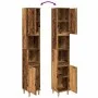 Armario de baño madera de ingeniería envejecida 30x30x190 cm de , Tocadores de baño - Ref: Foro24-857102, Precio: 92,30 €, De...