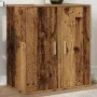 Muebles zapateros 2 uds madera ingeniería envejecida 32x35x70cm by , Shoe racks and shoe organizers - Ref: Foro24-856705, Pri...