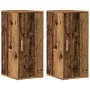 Muebles zapateros 2 uds madera ingeniería envejecida 32x35x70cm by , Shoe racks and shoe organizers - Ref: Foro24-856705, Pri...