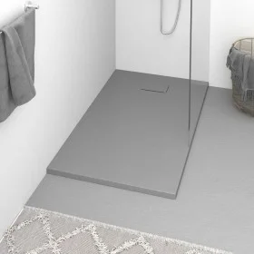 Shower tray SMC gray 120x70 cm by vidaXL, Shower trays - Ref: Foro24-148936, Price: 215,28 €, Discount: %