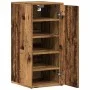 Muebles zapateros 2 uds madera ingeniería envejecida 32x35x70cm by , Shoe racks and shoe organizers - Ref: Foro24-856705, Pri...