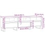 Mueble de TV madera de ingeniería roble artisan 150x30x44,5 cm von , TV-Möbel - Ref: Foro24-857194, Preis: 116,75 €, Rabatt: %