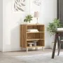 Aparador de madera de ingeniería roble artisan 57x35x75 cm by , Sideboards - Ref: Foro24-856469, Price: 54,15 €, Discount: %