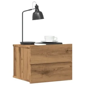 Mesitas de noche de pared 2 uds color roble artisan 40x32x30 cm von , Nachttische - Ref: Foro24-855947, Preis: 97,85 €, Rabat...