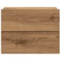 Mesitas de noche de pared 2 uds color roble artisan 40x32x30 cm by , Nightstands - Ref: Foro24-855947, Price: 94,59 €, Discou...