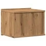 Mesitas de noche de pared 2 uds color roble artisan 40x32x30 cm by , Nightstands - Ref: Foro24-855947, Price: 94,59 €, Discou...