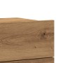 Mesitas de noche de pared 2 uds color roble artisan 40x32x30 cm by , Nightstands - Ref: Foro24-855947, Price: 100,31 €, Disco...