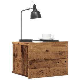 Mesitas de noche de pared 2 uds madera envejecida 40x32x30 cm von , Nachttische - Ref: Foro24-855945, Preis: 74,78 €, Rabatt: %