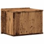 Mesitas de noche de pared 2 uds madera envejecida 40x32x30 cm by , Nightstands - Ref: Foro24-855945, Price: 74,78 €, Discount: %