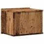Mesitas de noche de pared 2 uds madera envejecida 40x32x30 cm by , Nightstands - Ref: Foro24-855945, Price: 73,60 €, Discount: %