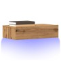 Mueble de TV con luces LED roble artisan 60x35x15,5 cm von , TV-Möbel - Ref: Foro24-856345, Preis: 41,52 €, Rabatt: %