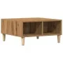 Mesa de centro madera de ingeniería roble artisan 60x60x30 cm by , Coffee table - Ref: Foro24-856441, Price: 49,20 €, Discoun...
