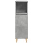 Set muebles de baño 2 piezas madera contrachapada gris hormigón by , Bathroom furniture - Ref: Foro24-3324945, Price: 163,53 ...