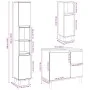 Set muebles de baño 2 piezas madera contrachapada gris hormigón de , Muebles de baño - Ref: Foro24-3324945, Precio: 164,90 €,...