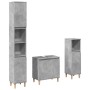 Set muebles de baño 2 piezas madera contrachapada gris hormigón by , Bathroom furniture - Ref: Foro24-3324947, Price: 152,12 ...