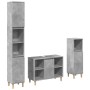 Set muebles de baño 2 piezas madera contrachapada gris hormigón von , Badezimmermöbel - Ref: Foro24-3324951, Preis: 164,21 €,...