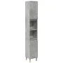 Set muebles de baño 2 piezas madera contrachapada gris hormigón von , Badezimmermöbel - Ref: Foro24-3324951, Preis: 163,45 €,...