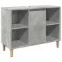 Set muebles de baño 2 piezas madera contrachapada gris hormigón von , Badezimmermöbel - Ref: Foro24-3324951, Preis: 163,45 €,...
