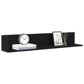 Estantes de pared 2 uds madera ingeniería negro 100x16,5x16,5cm von , Regale und Regale - Ref: Foro24-860041, Preis: 34,90 €,...
