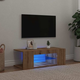 Mueble de TV luces LED madera roble artisan 90x39x30 cm von , TV-Möbel - Ref: Foro24-856326, Preis: 54,56 €, Rabatt: %