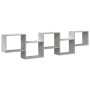 Estante cubo de pared 5 compartimentos madera gris hormigón by , Shelves and shelves - Ref: Foro24-859998, Price: 52,37 €, Di...