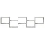 Estante cubo de pared 5 compartimentos madera gris hormigón de , Estantes y estanterías - Ref: Foro24-859998, Precio: 51,41 €...