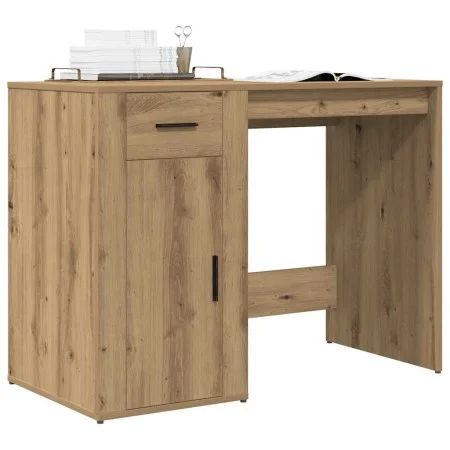 Escritorio de madera de ingeniería roble artisan 100x49x75 cm von , Schreibtische - Ref: Foro24-857100, Preis: 88,15 €, Rabat...