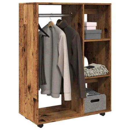 Armario madera de ingeniería madera envejecida 80x40x110 cm by , Wardrobes - Ref: Foro24-856668, Price: 95,18 €, Discount: %