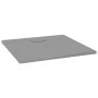 Plato de ducha SMC gris 90x80 cm de vidaXL, Platos de ducha - Ref: Foro24-148932, Precio: 199,75 €, Descuento: %
